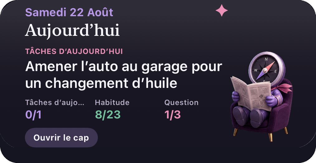Widget Accueil de Northie